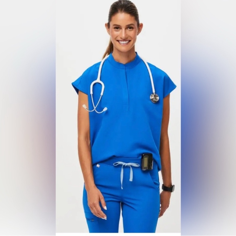Figs Women's Royal Blue Top